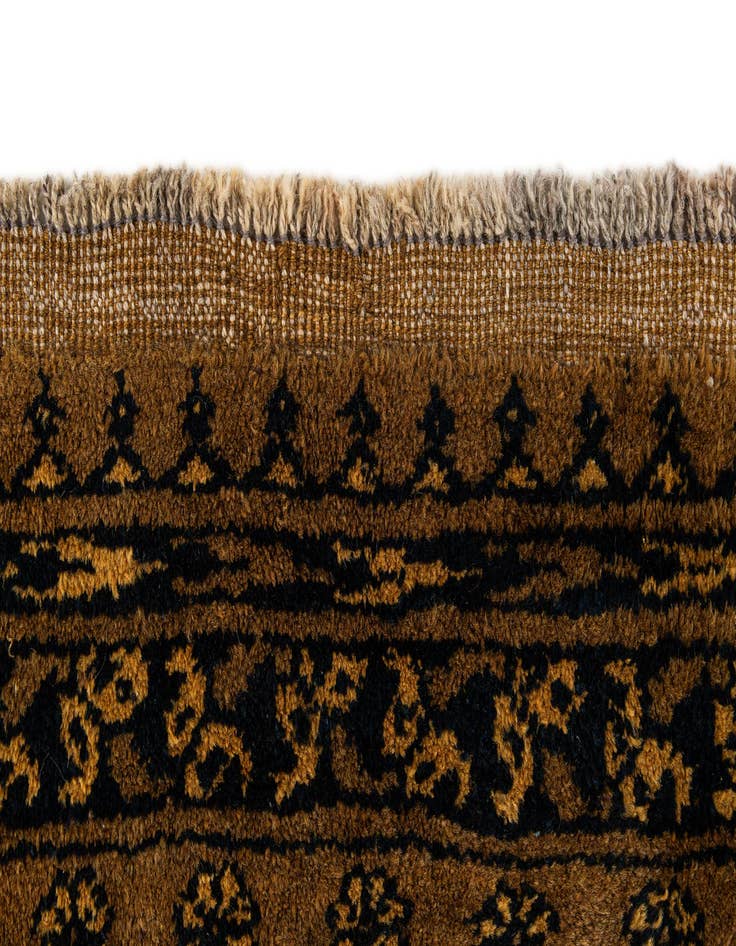 Detail image of  8' 7 x 11' 4  Hand Knotted Afghan Akhche Wool Rug