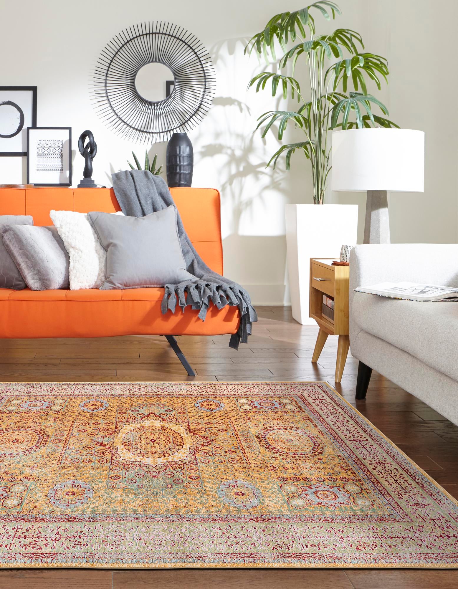 Gold 7' x 10' Alexis Rug | Rugs.com