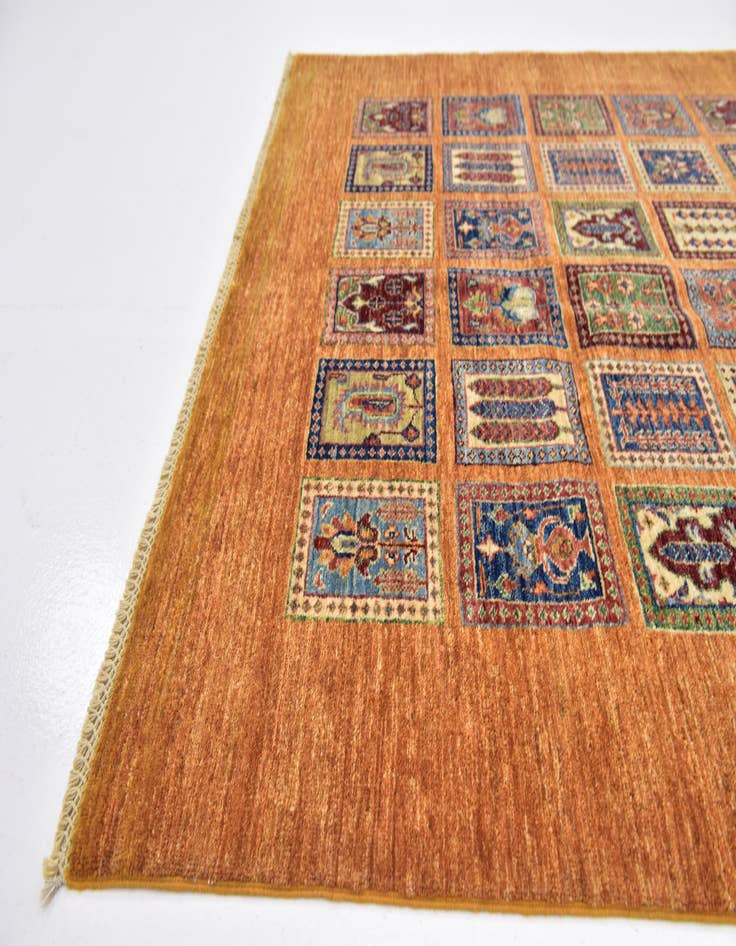 Detail image of  5' x 6' 4  Hand Knotted Ariana Ziegler Rug