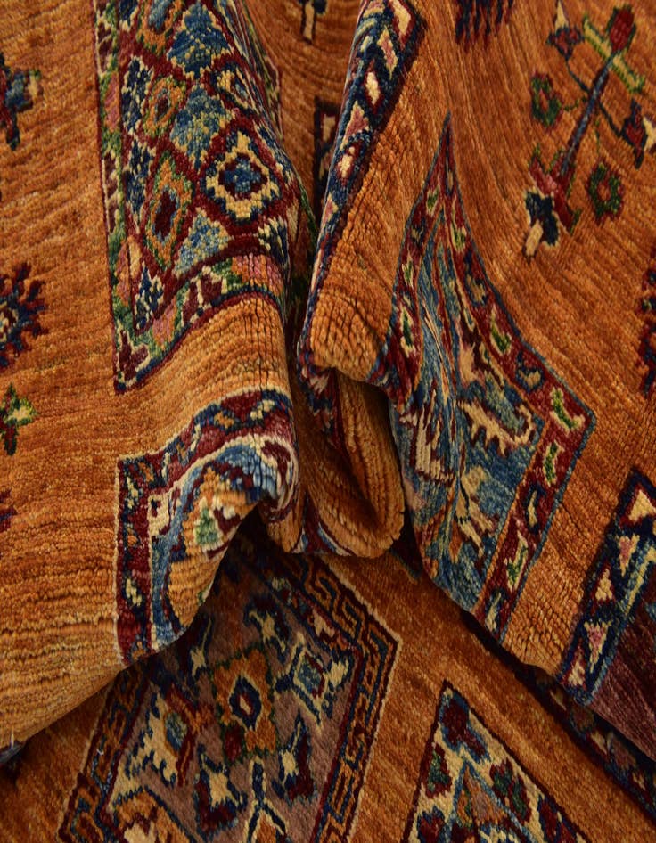 Detail image of  5' x 6'  Hand Knotted Ariana Ziegler Rug