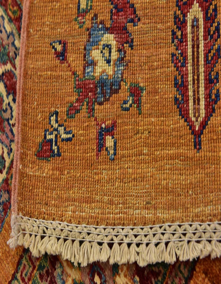 Detail image of  5' x 6'  Hand Knotted Ariana Ziegler Rug