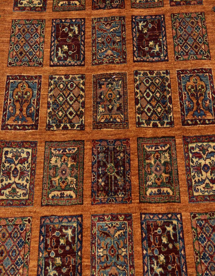 Detail image of  5' x 6'  Hand Knotted Ariana Ziegler Rug