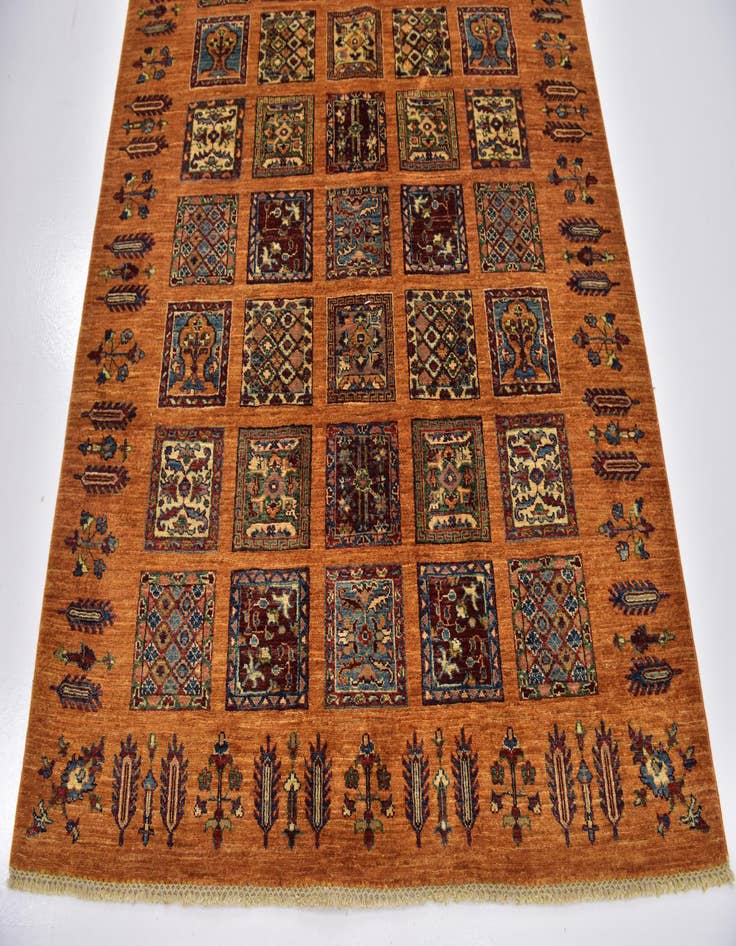 Detail image of  5' x 6'  Hand Knotted Ariana Ziegler Rug