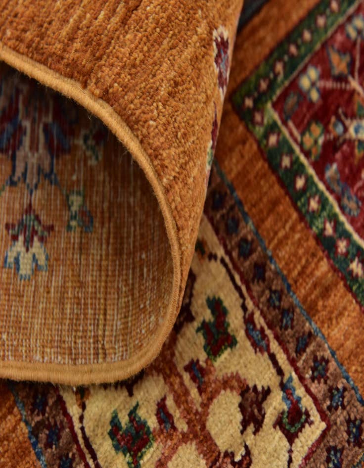 Detail image of  5' x 6' 10  Hand Knotted Ariana Ziegler Rug