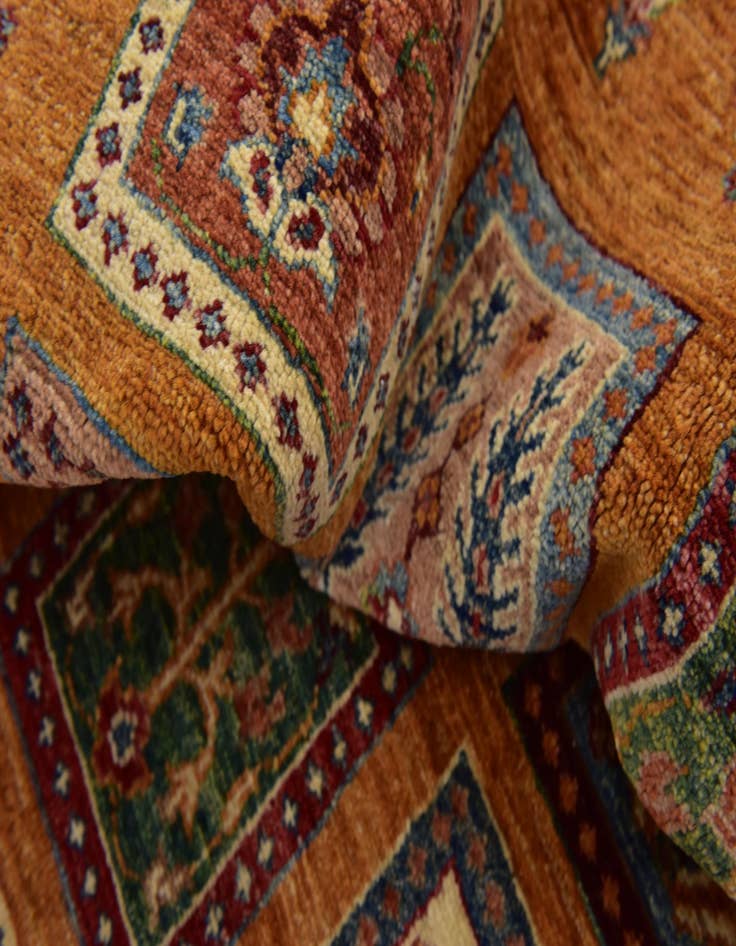 Detail image of  5' x 6' 10  Hand Knotted Ariana Ziegler Rug