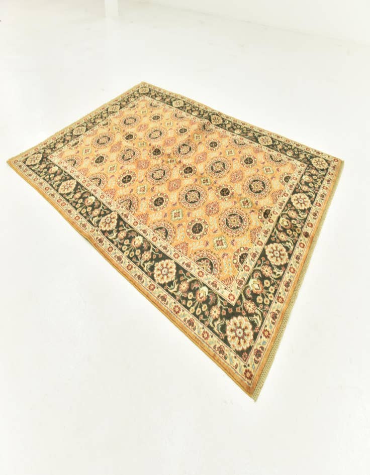 Detail image of  5' 9 x 8'  Hand Knotted Ariana Ziegler Rug