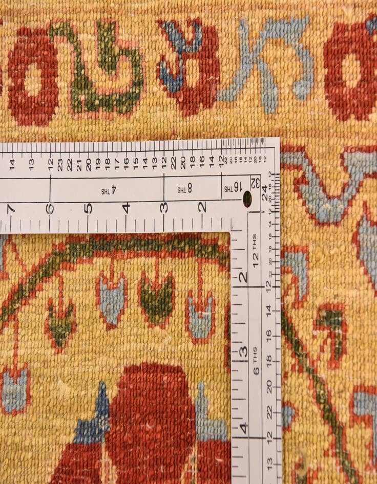 Detail image of  6' 7 x 8' 7  Hand Knotted Ariana Ziegler Oriental Rug
