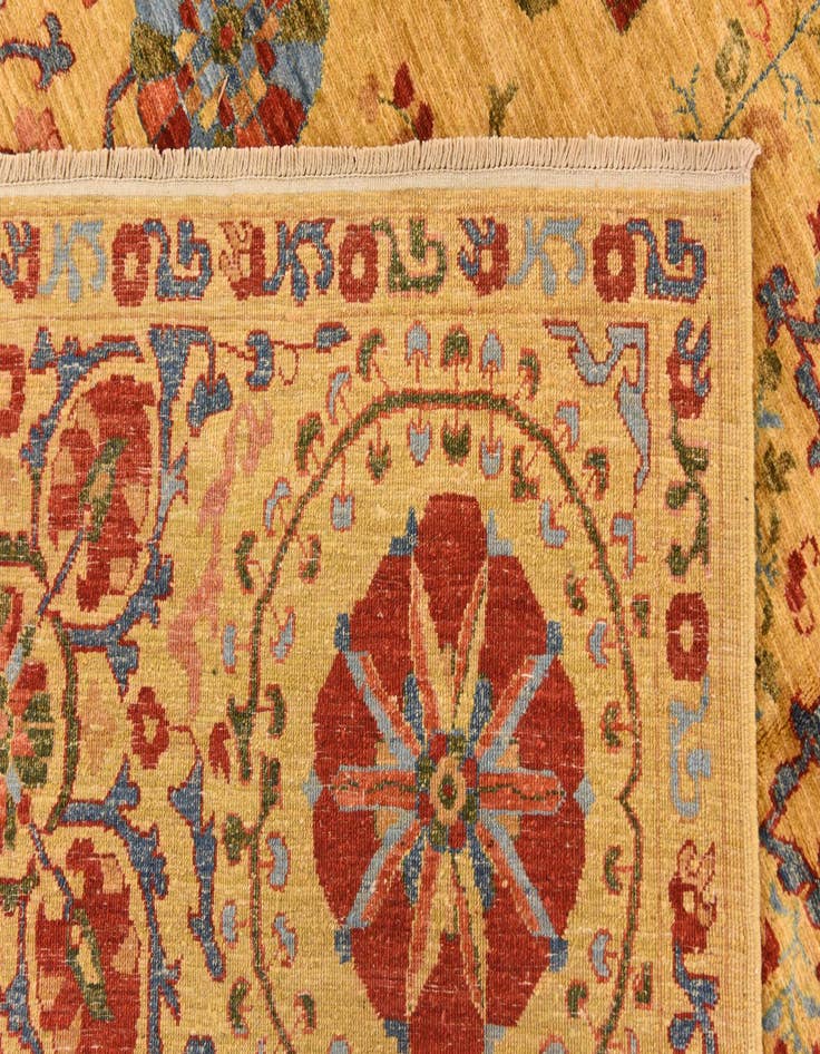 Detail image of  6' 7 x 8' 7  Hand Knotted Ariana Ziegler Oriental Rug