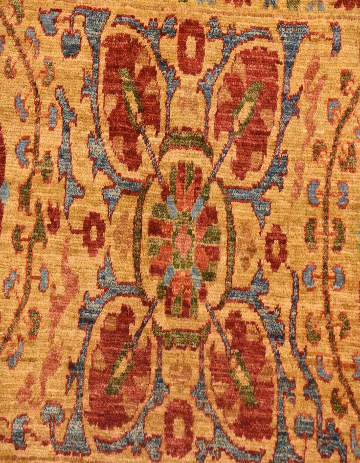 Detail image of  6' 7 x 8' 7  Hand Knotted Ariana Ziegler Oriental Rug