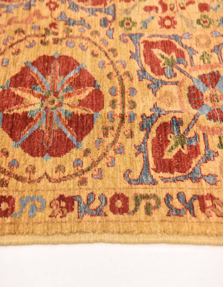 Detail image of  6' 7 x 8' 7  Hand Knotted Ariana Ziegler Oriental Rug