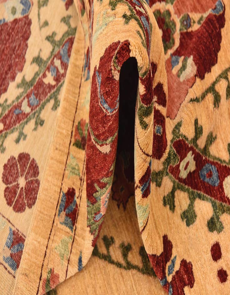 Detail image of  7' x 9' 7  Hand Knotted Ariana Ziegler Oriental Rug