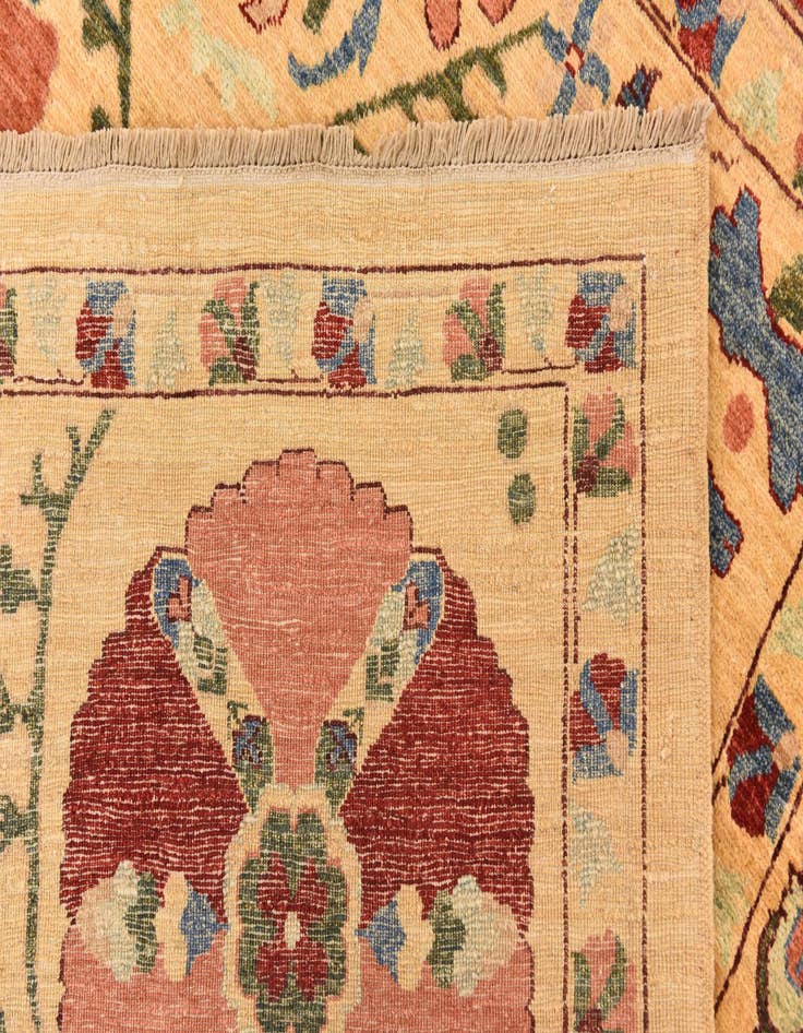 Detail image of  7' x 9' 7  Hand Knotted Ariana Ziegler Oriental Rug
