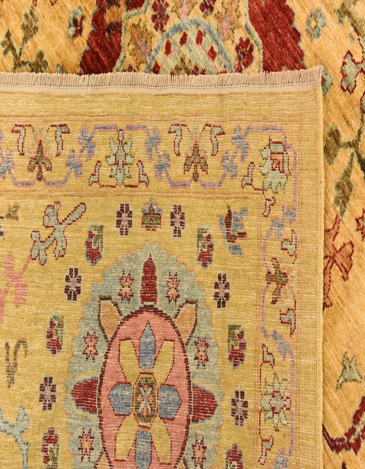 Detail image of  6' 6 x 9' 6  Hand Knotted Ariana Ziegler Oriental Rug