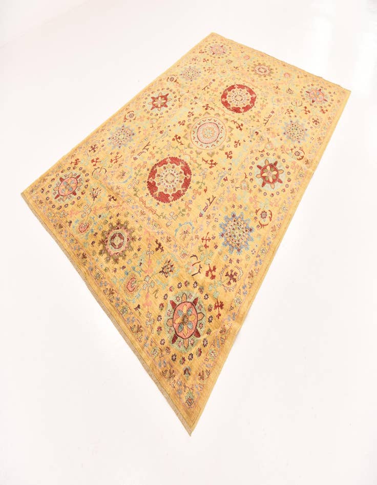 Detail image of  6' 6 x 9' 6  Hand Knotted Ariana Ziegler Oriental Rug