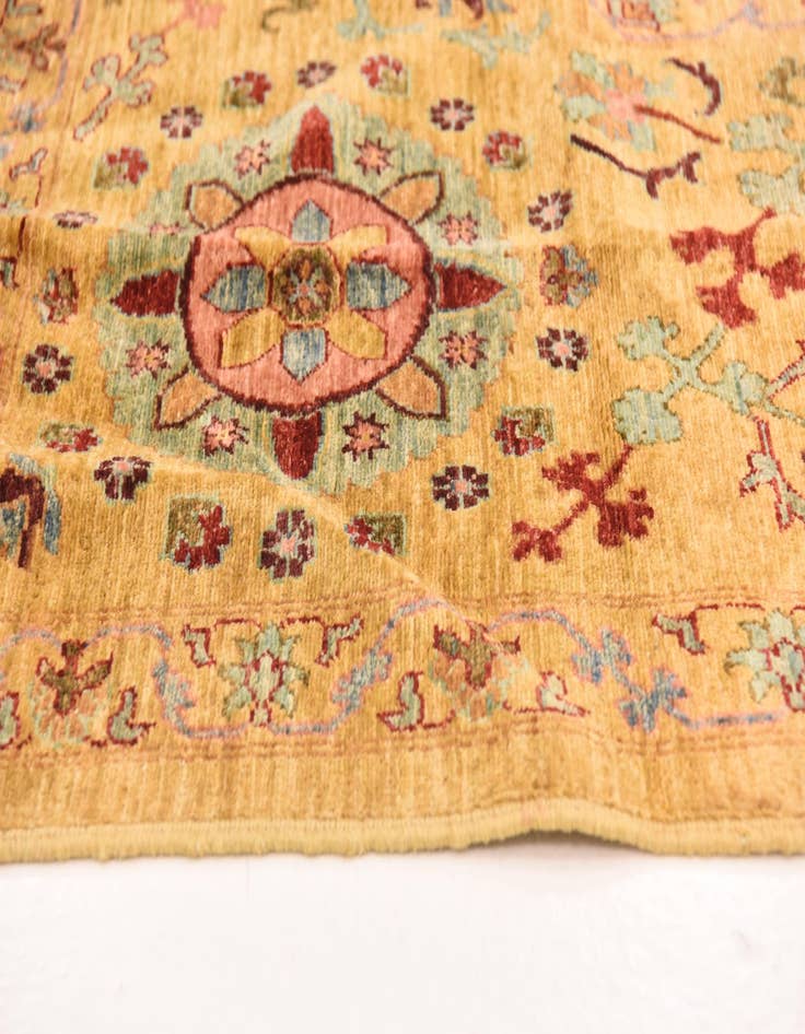 Detail image of  6' 6 x 9' 6  Hand Knotted Ariana Ziegler Oriental Rug