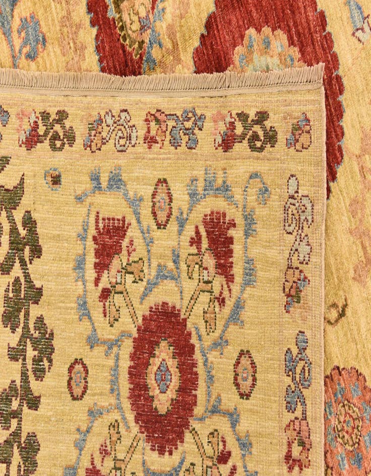 Detail image of  5' 9 x 8'  Hand Knotted Ariana Ziegler Oriental Rug