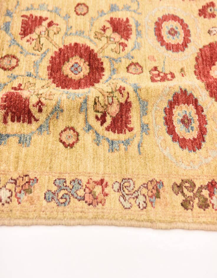 Detail image of  5' 9 x 8'  Hand Knotted Ariana Ziegler Oriental Rug