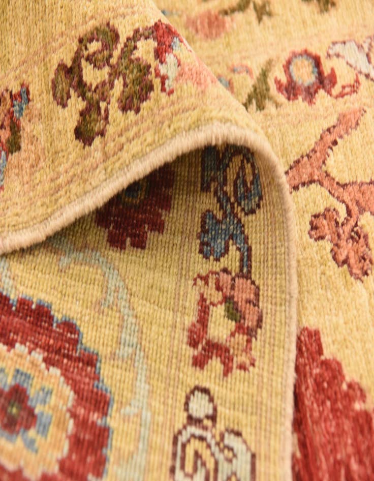 Detail image of  5' 9 x 8'  Hand Knotted Ariana Ziegler Oriental Rug