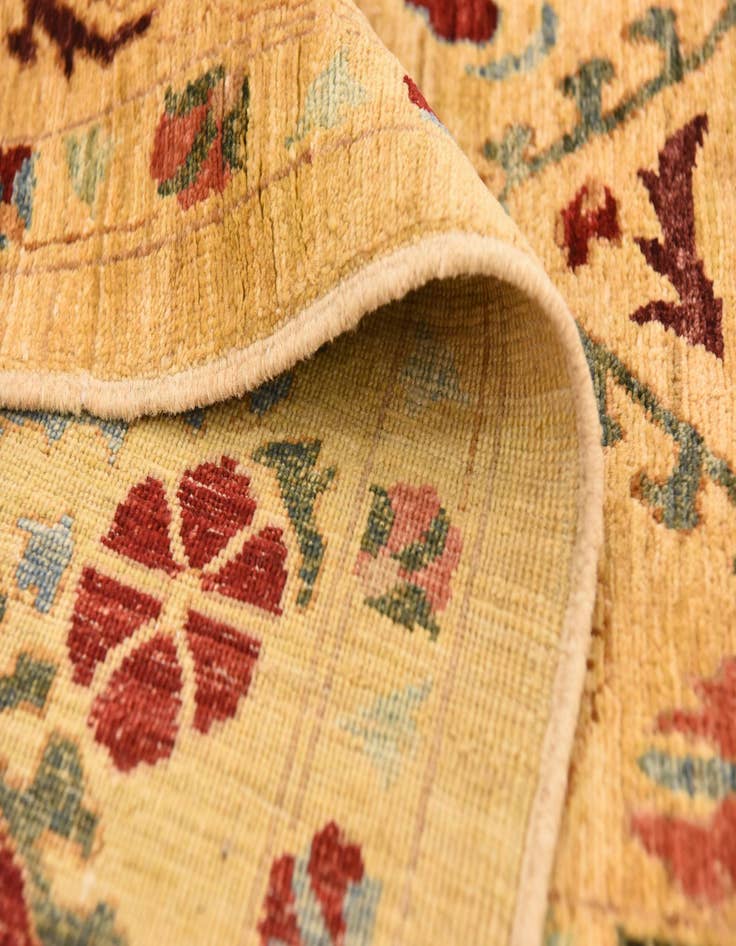 Detail image of  5' 8 x 8'  Hand Knotted Ariana Ziegler Oriental Rug