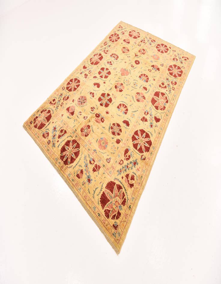 Detail image of  5' 3 x 7' 10  Hand Knotted Ariana Ziegler Oriental Rug