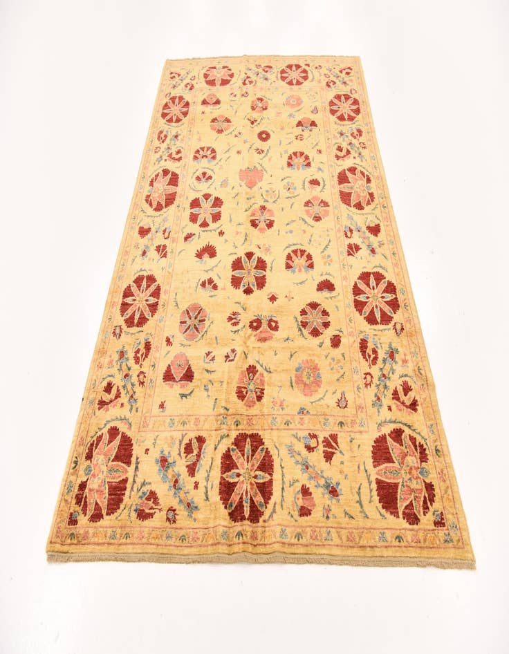 Detail image of  5' 3 x 7' 10  Hand Knotted Ariana Ziegler Oriental Rug