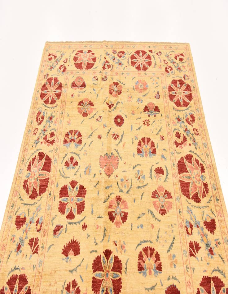 Detail image of  5' 3 x 7' 10  Hand Knotted Ariana Ziegler Oriental Rug