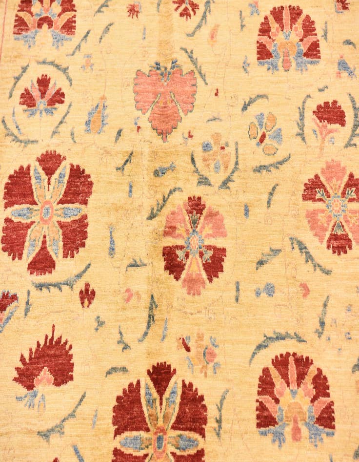 Detail image of  5' 3 x 7' 10  Hand Knotted Ariana Ziegler Oriental Rug