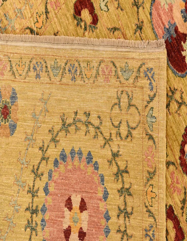 Detail image of  5' 1 x 6' 4  Hand Knotted Ariana Ziegler Oriental Rug