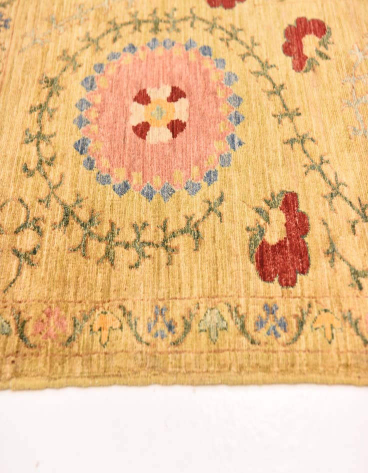 Detail image of  5' 1 x 6' 4  Hand Knotted Ariana Ziegler Oriental Rug