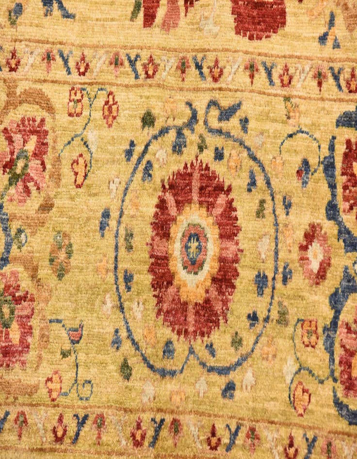 Detail image of  5' 2 x 6' 11  Hand Knotted Ariana Ziegler Oriental Rug