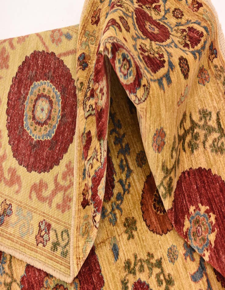 Detail image of  5' x 6' 9  Hand Knotted Ariana Ziegler Oriental Rug