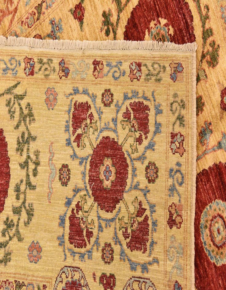 Detail image of  5' x 6' 9  Hand Knotted Ariana Ziegler Oriental Rug