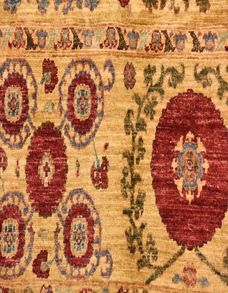 Detail image of  5' x 6' 9  Hand Knotted Ariana Ziegler Oriental Rug