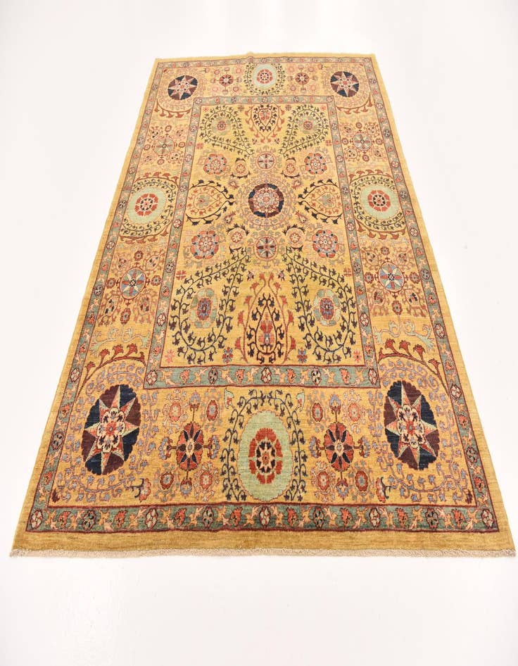 Detail image of  6' 7 x 8' 8  Hand Knotted Ariana Ziegler Oriental Rug