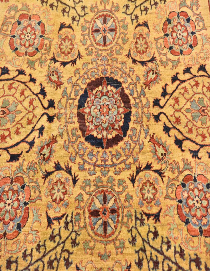 Detail image of  6' 7 x 8' 8  Hand Knotted Ariana Ziegler Oriental Rug