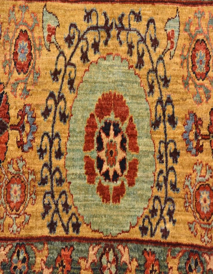 Detail image of  6' 7 x 8' 8  Hand Knotted Ariana Ziegler Oriental Rug
