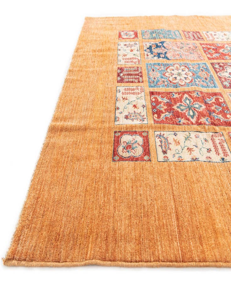 Detail image of  6' 10 x 10' 3  Hand Knotted Ariana Ziegler Oriental Rug