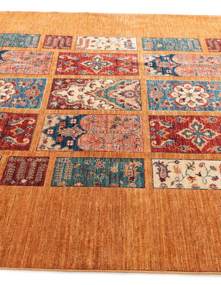 Detail image of  6' 10 x 10' 3  Hand Knotted Ariana Ziegler Oriental Rug