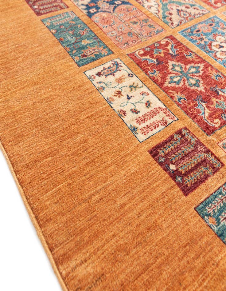 Detail image of  6' 10 x 10' 3  Hand Knotted Ariana Ziegler Oriental Rug