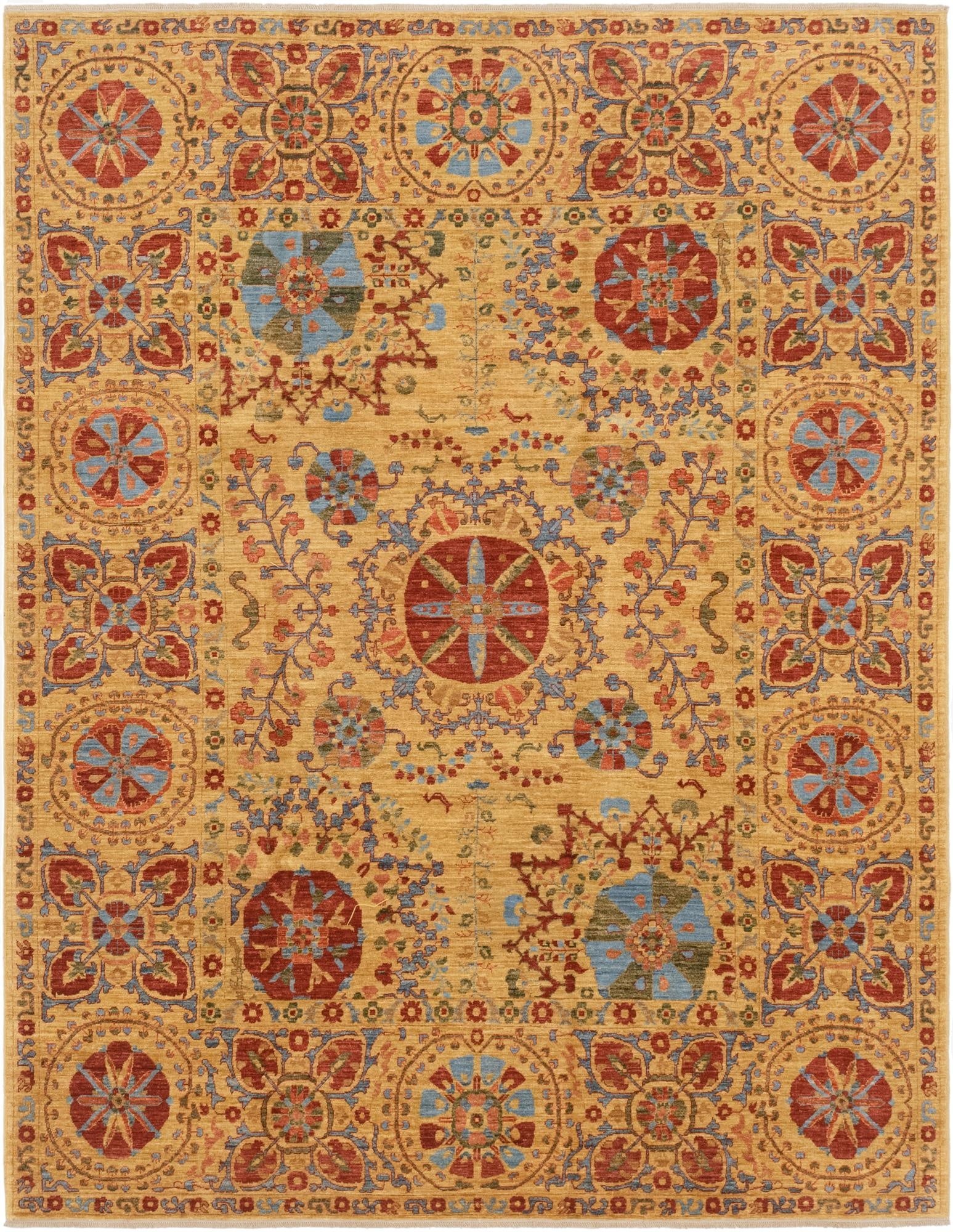  6' 7 x 8' 7  Hand Knotted Ariana Ziegler Oriental Rug