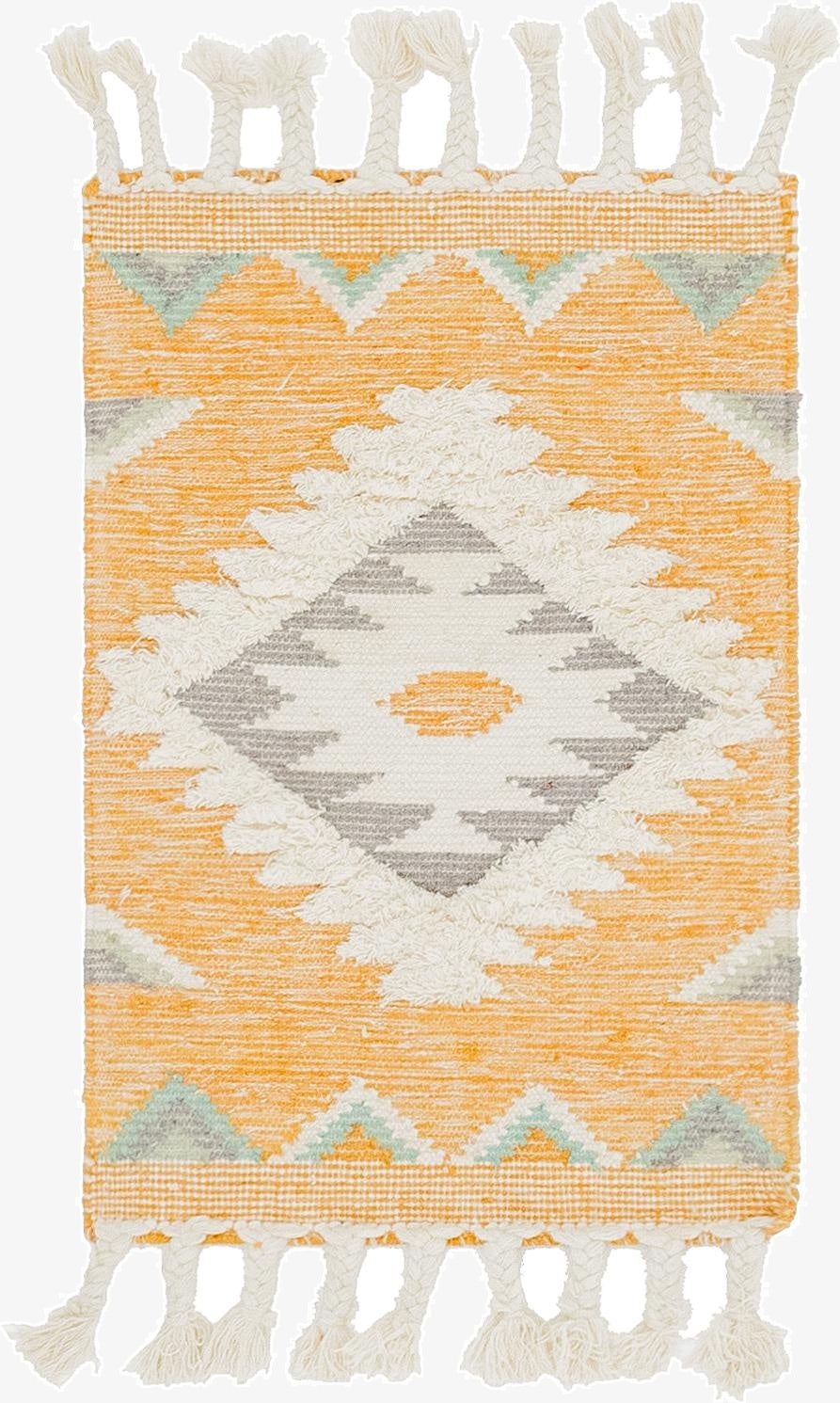  2' x 3' 1  Hand Woven Arizona Wool Rug