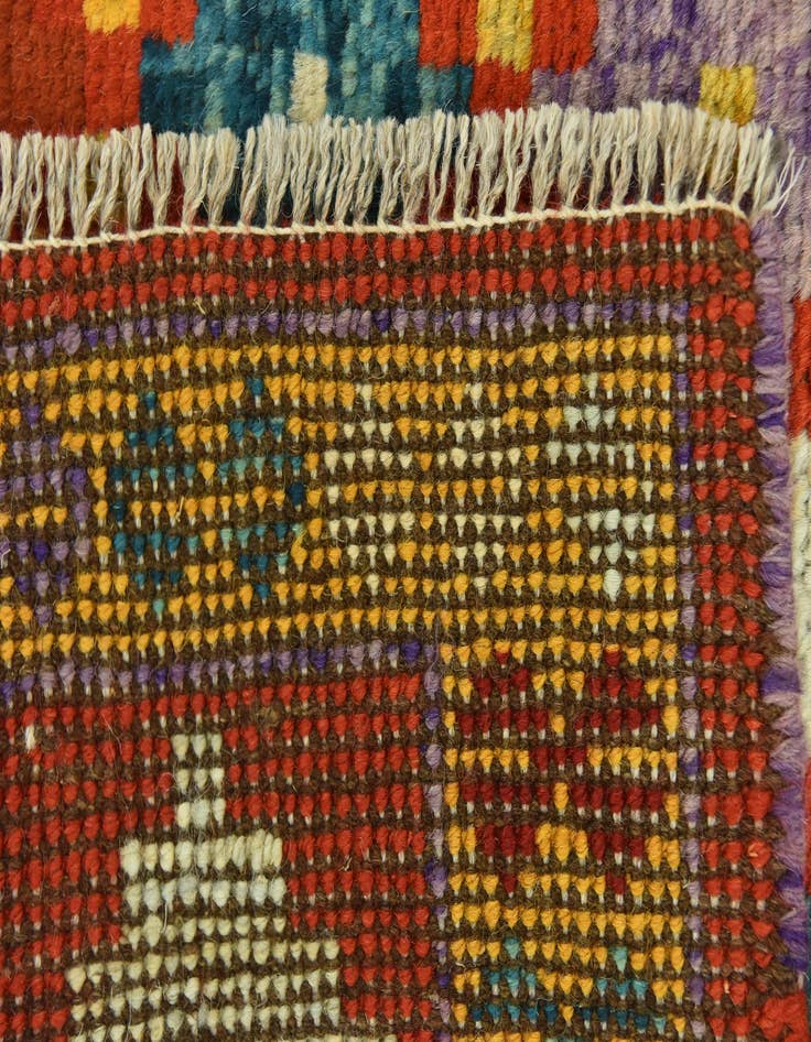 Detail image of  3' 2 x 4' 9  Hand Knotted Balouch Rug