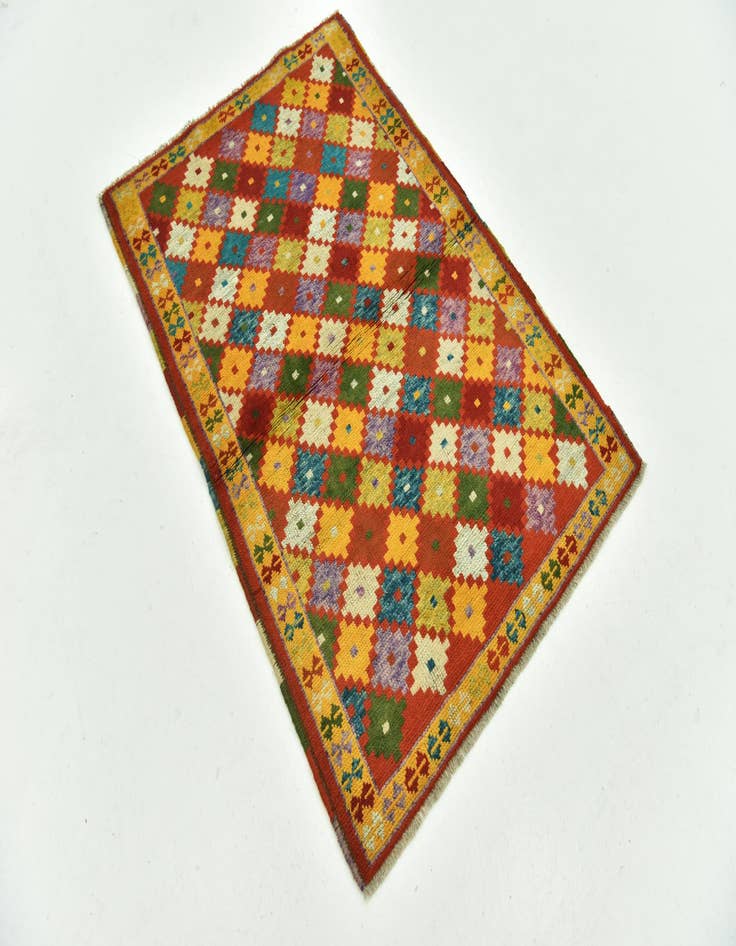 Detail image of  3' 2 x 4' 9  Hand Knotted Balouch Rug