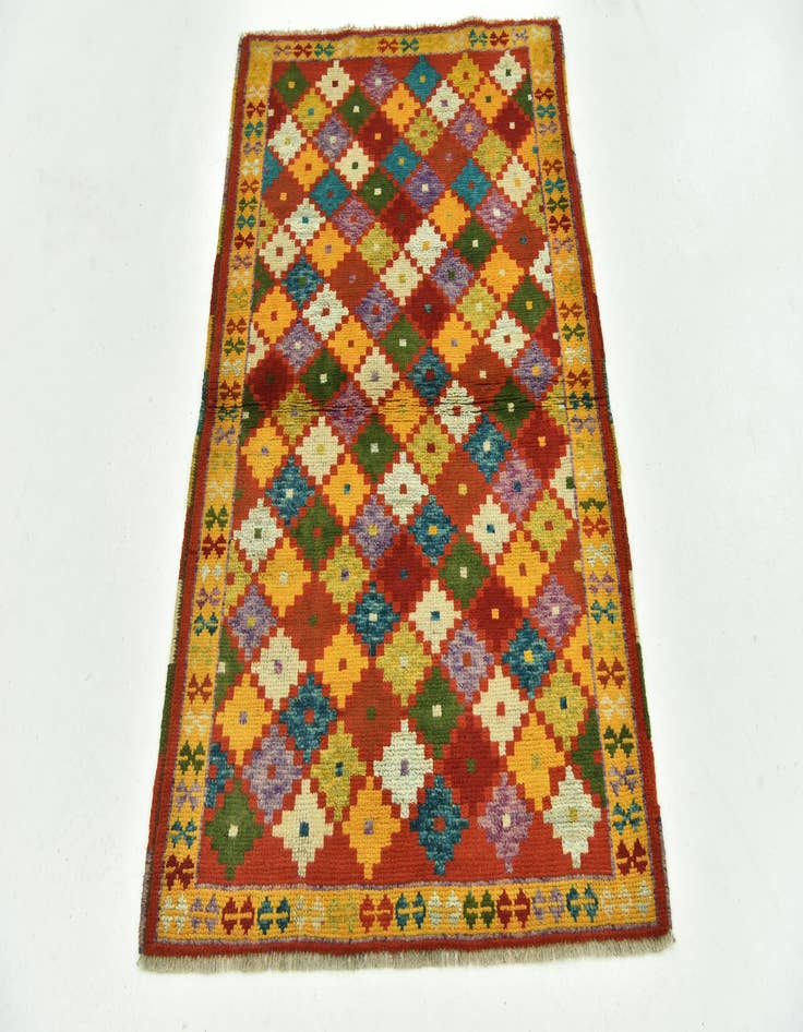 Detail image of  3' 2 x 4' 9  Hand Knotted Balouch Rug