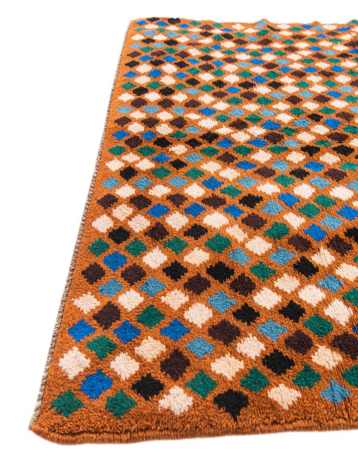 Detail image of  3' 9 x 5' 10  Hand Knotted Balouch Wool Rug