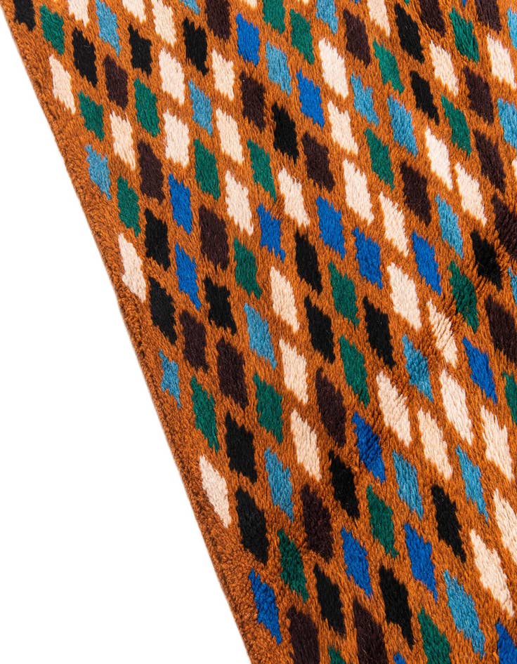 Detail image of  3' 9 x 5' 10  Hand Knotted Balouch Wool Rug