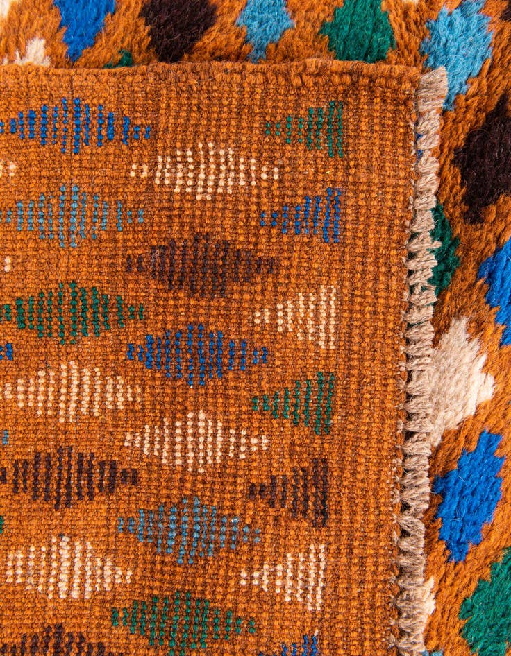 Detail image of  3' 9 x 5' 10  Hand Knotted Balouch Wool Rug