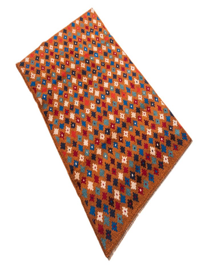 Detail image of  2' 10 x 4' 6  Hand Knotted Balouch Wool Rug