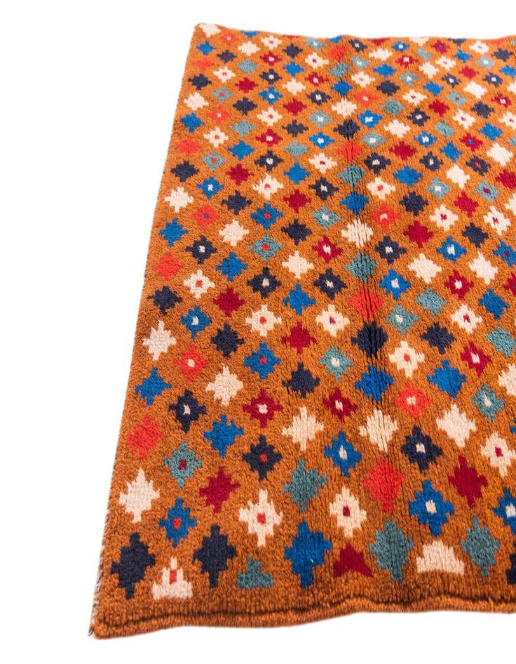 Detail image of  2' 10 x 4' 6  Hand Knotted Balouch Wool Rug