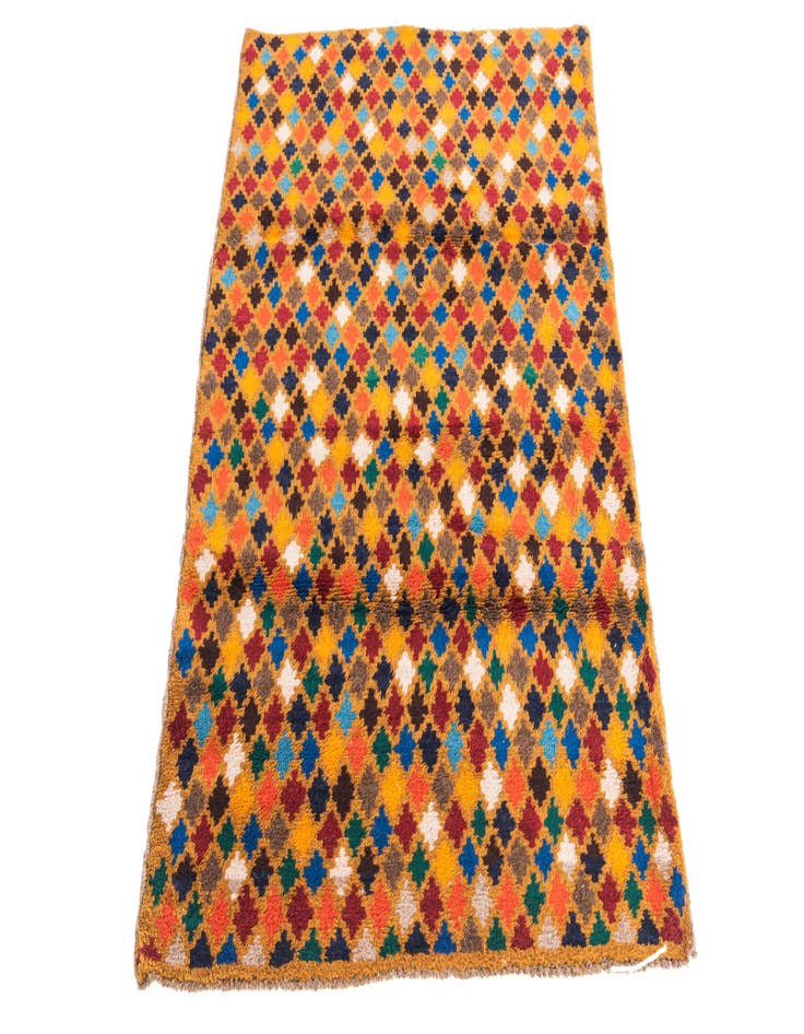 Detail image of  3' x 4' 7  Hand Knotted Balouch Wool Rug